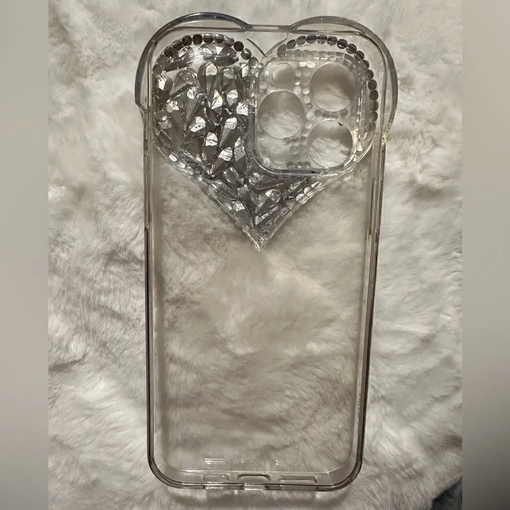 iPhone 14 Pro Max Clear Case Colour: Aurora borealis crystal